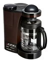 【中古】パナソニック コーヒーメーカー ミル ステンレスフィルター 浄水機能 ブラウン NC-R500-T