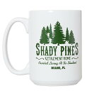 【中古】Shady Pines Retirement Home Mug Golden Girls Inspired ? 425デラックス両面コーヒーティーマグ ...