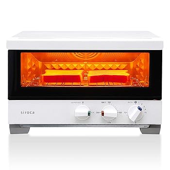 【中古】siroca プレミアムオーブントースター すばやき2枚 ST-2A251 ホワイト 1分で極上トースト/ノン..