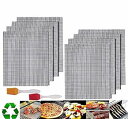 【中古】Better Stars バーベキューマット 焼き網PTFE 格子マット バーベキューグリルメッシュ BBQグリルシート こびりつき防止ネット 再利用可...
