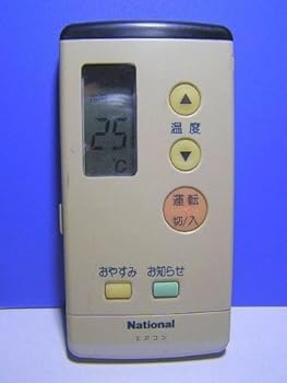 【中古】パナソニック ナショナル エアコンリモコン A75C2007(2)