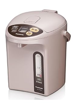 【中古】パナソニック 電気ポット 3.0リットル 真空断熱 省エネ保温 お好み温度調節 給湯量2段階+コーヒー用 ベージュ NC-BJ304-C