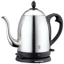 【中古】大石アンドアソシエイツ ラッセルホブス 電気ケトル コーヒー 1.0L ドリップ ポット 細口 ステンレス 洗いやすい 1250W 7410JP