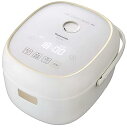 【中古】パナソニック 炊飯器 3.5合 ひとり暮らし IH式 ホワイト SR-KT068-W(2)