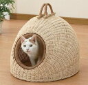 【中古】籐ペットハウス