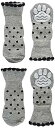 【中古】ランジュ L'ange DOG SOCKS frill gray L サイズ