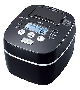 【中古】タイガー 炊飯器 土鍋圧力IH 炊きたて」 5.5合 ブラック JKX-V100-K