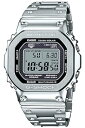 【中古】カシオ 腕時計 ジーショック 国内正規品Bluetooth 搭載 フルメタル 電波ソーラー GMW-B5000D-1JF メンズ シルバー