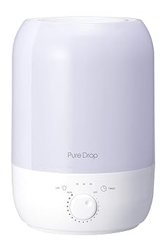 【中古】スリーアップ アロマ加湿器 3.5L 最大加湿量320ml/h 8畳 ピュアドロップ ホワイト HF-T1823WH