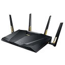 【中古】ASUS WiFi 無線 ルーター WiFi6 4804+1148Mbps デュアルバンドゲーミング RT-AX88U メッシュ機能付 3階建 / 4LDK PS5/Nintendo Switch/iPhone/an(2)