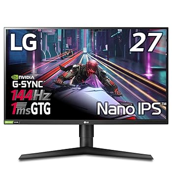 【中古】LG ゲーミングモニター UltraGear 27GL850-B 27インチ/WQHD2560×1440/Nano IPS/1msGtoG/144Hz /G-SYNC Compatible/HDR対応/HDMI×2,DisplayPort 【中古】LG ゲーミングモニター UltraGear 27GL850-B 27インチ/WQHD2560×1440/Nano IPS/1msGtoG/144Hz /G-SYNC Compatible/HDR対応/HDMI×2,DisplayPort