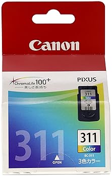 【中古】キヤノン 純正 インク カートリッジ BC-311 3色カラー 小