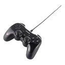【中古】BUFFALO USBゲームパッド 12ボタン 振動機能付 ブラック ドラゴンズドグマ オンライン 動作認定モデル BSGP1204BK