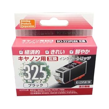 【中古】Canon BCI-325PGBK互換 汎用インクカートリッジ ブラック PP-C325BK