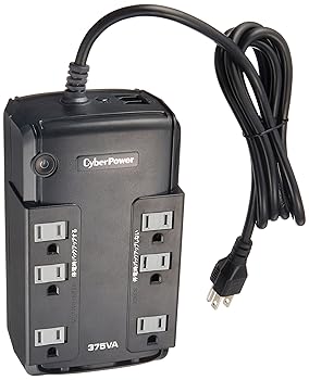 【中古】CyberPower 無停電電源装置 常時商用給電/矩形波出力 375VA/255W CP3