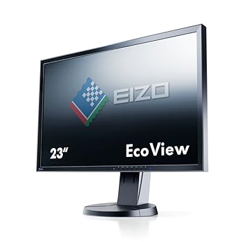 【中古】EIZO FlexScan 23インチカラー液晶モニター 1920x1080 DVI-D 24Pin DisplayPort D-sub 15Pin ブラック FlexScan EV2336W EV2336W-FSBK