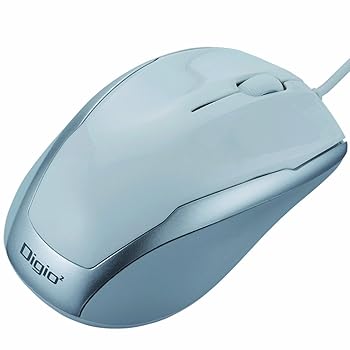 Trackball - 【中古】Digio2 BlueLED 3ボタンマウス サイドラバー加工 ホワイト MUS-UKT92W