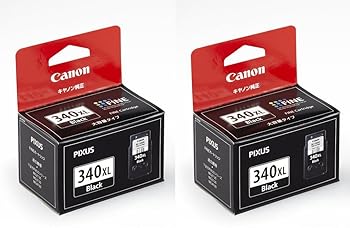 【中古】BC-340XL キヤノン ブラック 純正 インク 340 2箱セット