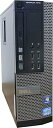 【中古】DELL Optiplex 7010-3200SFF Ci53470-3.2GHZ 8GB HDD/500GB DVD-ROM Win10 Pro 64bit日本語版