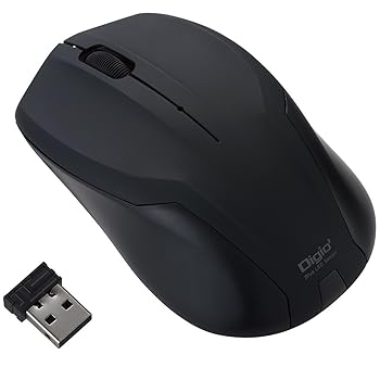 【中古】Digio2 マウス 無線 静音 3ボタン BlueLED ブラック 48306 【中古】Digio2 マウス 無線 静音 3ボタン BlueLED ブラック 48306