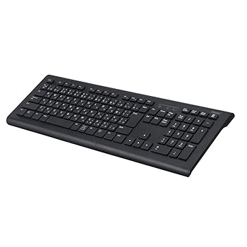 【中古】Digio2 無線 静音 キーボード ブラック 48387