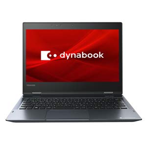 【中古】Dynabook 12.5型 2-in-1 パソコン dynabook V6 オニキスブルー2019年 春モデルCore i3/メモリ ..