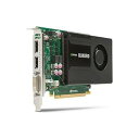 【中古】HP C2J93AT NVIDIA Quadro K2000 2GB GDDR5 PCI Express DisplayPort DVI グラフィックカード