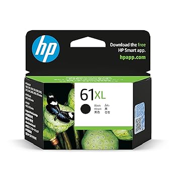 【中古】HP 61XL 純正 インクカートリッジ 黒 ブラック 増量 CH563WA 国内正規品