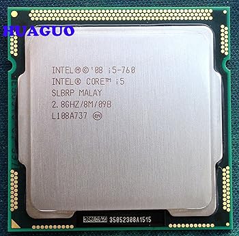 【中古】Intel Core i5-760 2.8 GHz 8 MB キャッシュ 4コア ソケット LGA1156 プロセッサー
