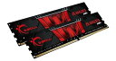 【中古】G.Skill 32GB 2x16GB Aegis DDR4 PC4-24000 3000MHz デュアルチャネルメモリーキット モデル F4-3000...