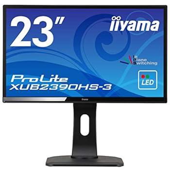 【中古】iiyama モニター ディスプレイ XUB2390HS-B3 23インチ/フルHD/AH-IPS/HDMI,D-sub,DVI-D/昇降/ピボット/3年 【中古】iiyama モニター ディスプレイ XUB2390HS-B3 23インチ/フルHD/AH-IPS/HDMI,D-sub,DVI-D/昇降/ピボット/3年