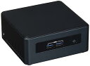 【中古】Intel NUC Core i3 7100U 搭載 小型 デスクトップ PC BLKNUC7I3DNHNC 4GB / 1TB HDD/Windows 10 Pro 完成品 ACコード別売り