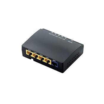 【中古】Logitec 有線LANルータ 100M LAN-BR/4
