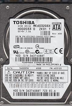 šmk6032gsxas312dhdd2d33 D zk01 TToshiba 60 GBϡɥɥ饤IDE 2.5