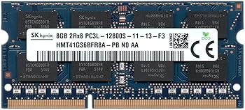 šSK HYNIX 8GB 2RX8 PC3L-12800S 1600mhz Laptop RAM MEMORY HMT41GS6BFR8A-PB by Hynix ¹͢