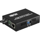【中古】Tripp Lite Fiber Optic 10/100BastT to 100BaseFX-ST Multimode Media Converter 2km 1310nm - Fiber media converter - Ethernet, Fast Ethern(2)