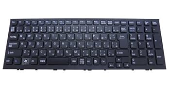 【中古】SONY: VPC-EE等用ノートパソコンキーボード V116646A 黒