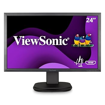 【中古】ViewSonic VG2439SMH 24 1080p Ergonomic Monitor HDMI, DisplayPort, VGA by ViewSonic