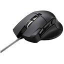 【中古】エレコム USB ゲーミングマウス DUX 有線 10ボタン 2400dpi ハードウェアマクロ対応 M-DUX30BK