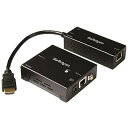 【中古】StarTech.com HDMIエクステンダー延長器 コンパクト送信機 HDBaseT規格対応 4K UHD対応 最大70m延長 Cat5eケーブル使...