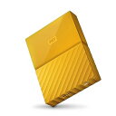 【中古】WD ポータブルHDD 4TB USB3.0 イエロー 暗号化 パスワード保護 3年 My Passport WDBYFT0040BYL-WESN