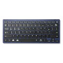 【中古】エレコム キーボード Bluetooth パンタグラフ ミニキーボード Windows・Mac・iOS・Android対応 軽量モデル ブルー TK-FBP102XBU