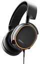 【中古】SteelSeries ゲーミングヘッドセット マイク 有線 密閉型 PC PS5 PS4 Switch 対応 7.1chサラウンド Arctis 5 ...