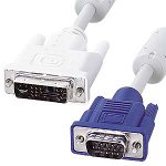 【中古】サンワサプライ DVIケーブル アナログ 2m KC-DVI-HD2