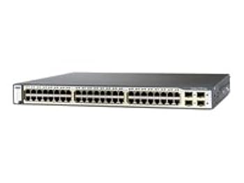 【中古】CISCO Catalyst 3750-48PS-E スタッカブル マルチレイヤ イーサネット PoE対応 スイッチ WS-C3750-48PS-E
