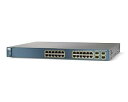【中古】CISCO Catalyst 3560G-24PS-E マルチレイヤ ギガビットイーサネット PoE対応 スイッチ WS-C3560G-24PS-E(2)