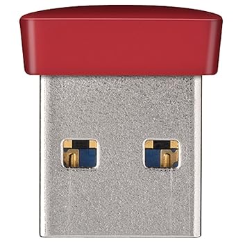 【中古】BUFFALO USB3.0対応 マイクロUSBメモリー 32GB レッド RUF3-PS32G-RD