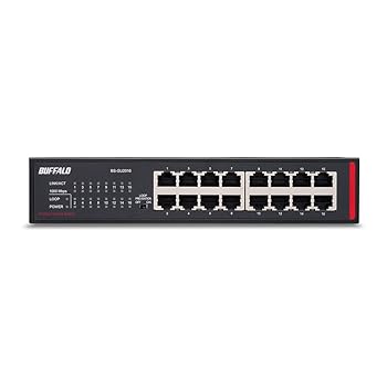 【中古】BUFFALO バッファロー レイヤー2 Giga アンマネージスイッチ 16ポート BS-GU2016