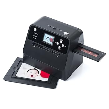 【中古】サンワダイレクト フィルム&写真スキャナー 1400万画素 ネガ/ポジ モニタ付 SD保存 USB充電式 400-SCN041