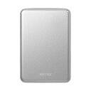 【中古】BUFFALO USB3.1Gen.1対応 アルミ素材&薄型ポータブルHDD 2TB シルバー HD-PUS2.0U3-SVD(2)
